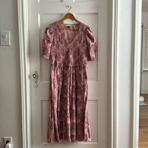 Universal Thread Mauve Paisley Maxi - Medium